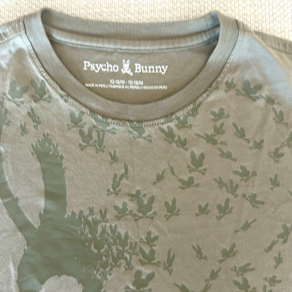 Psycho bunny med size boys tee - Picture 3 of 4